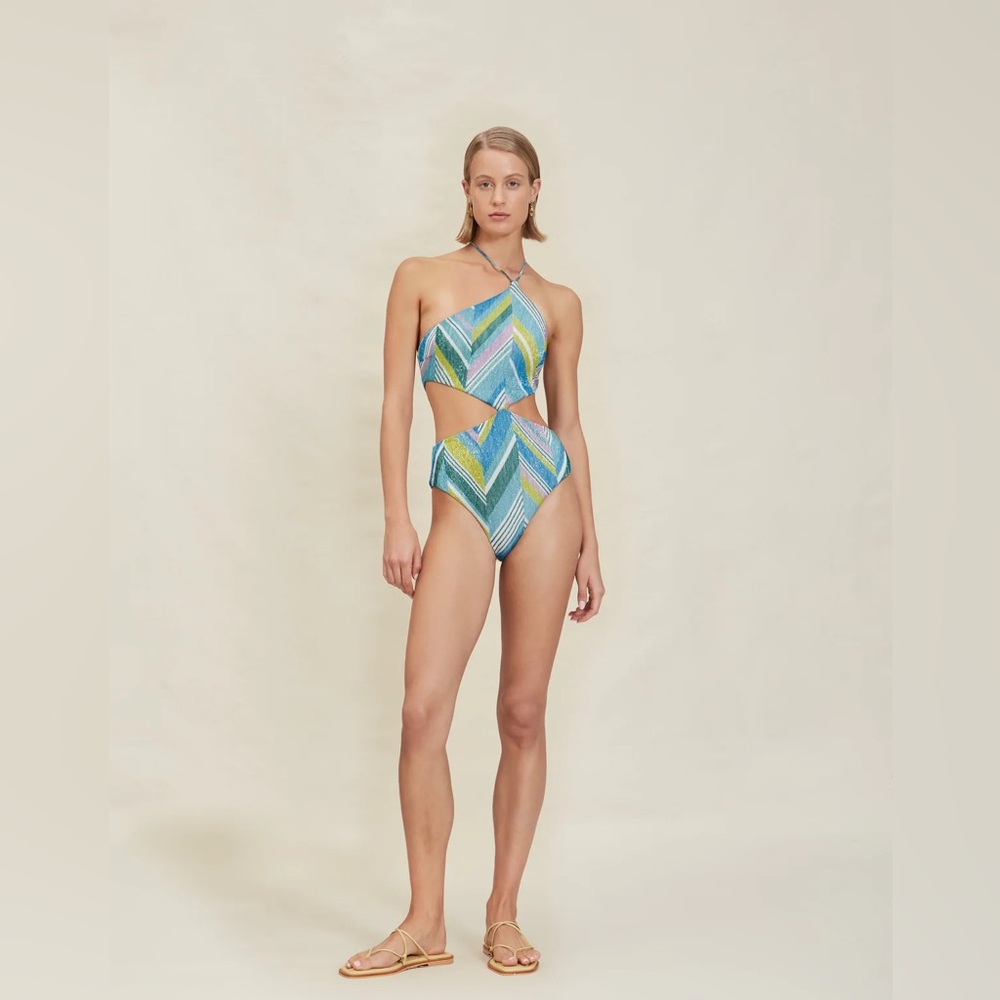 Devon Windsor Gabriella Full-Piece, Marine, Sz M NWT